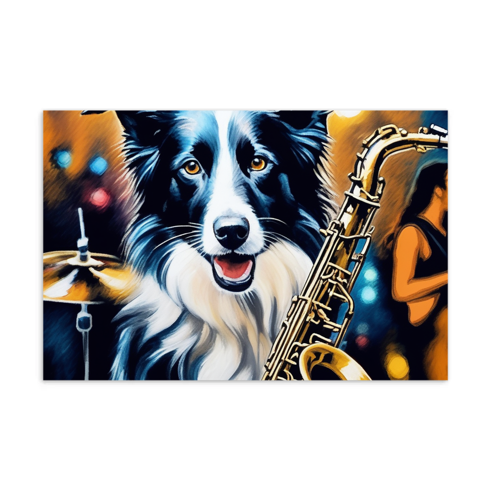 PugMug Custom Border Collie Postcard