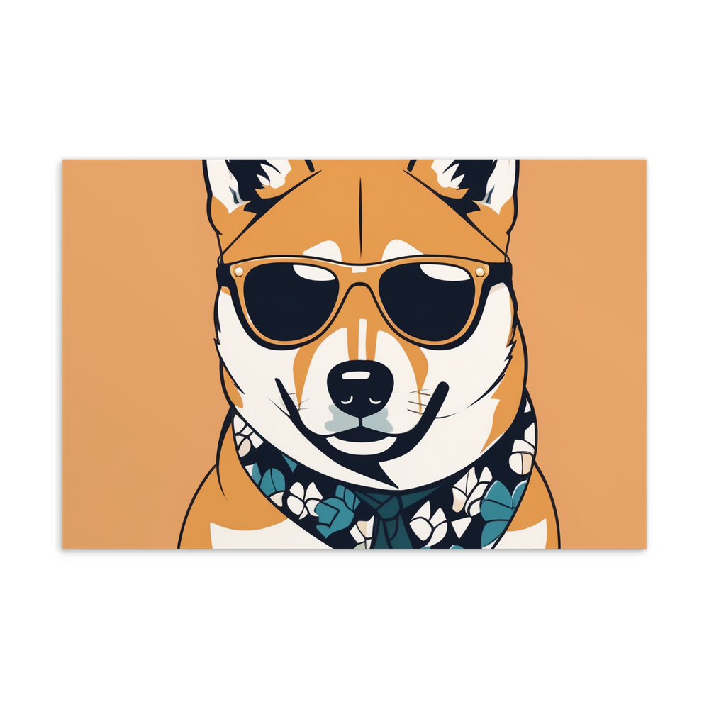 PugMug Custom Shiba Inu Postcard