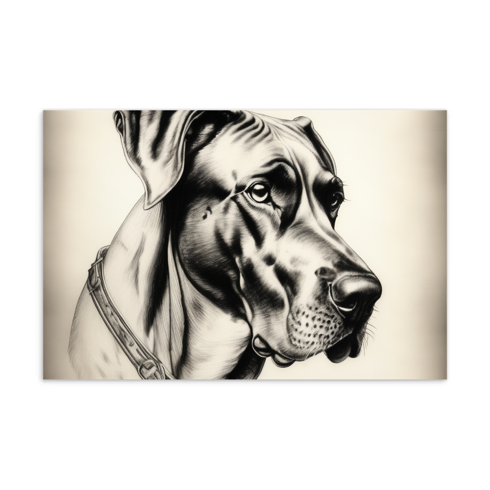 PugMug Custom Great Dane Postcard