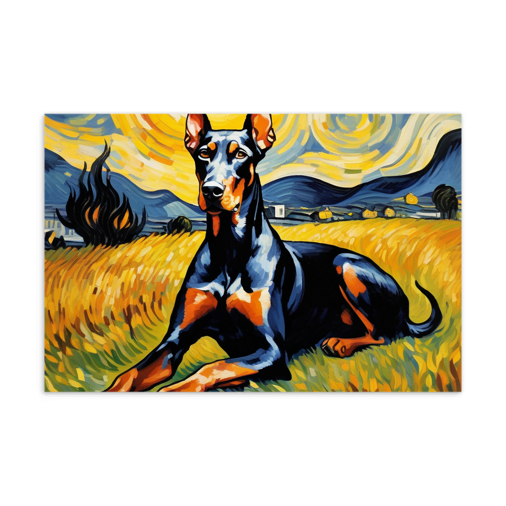 PugMug Custom Doberman Pinscher Postcard