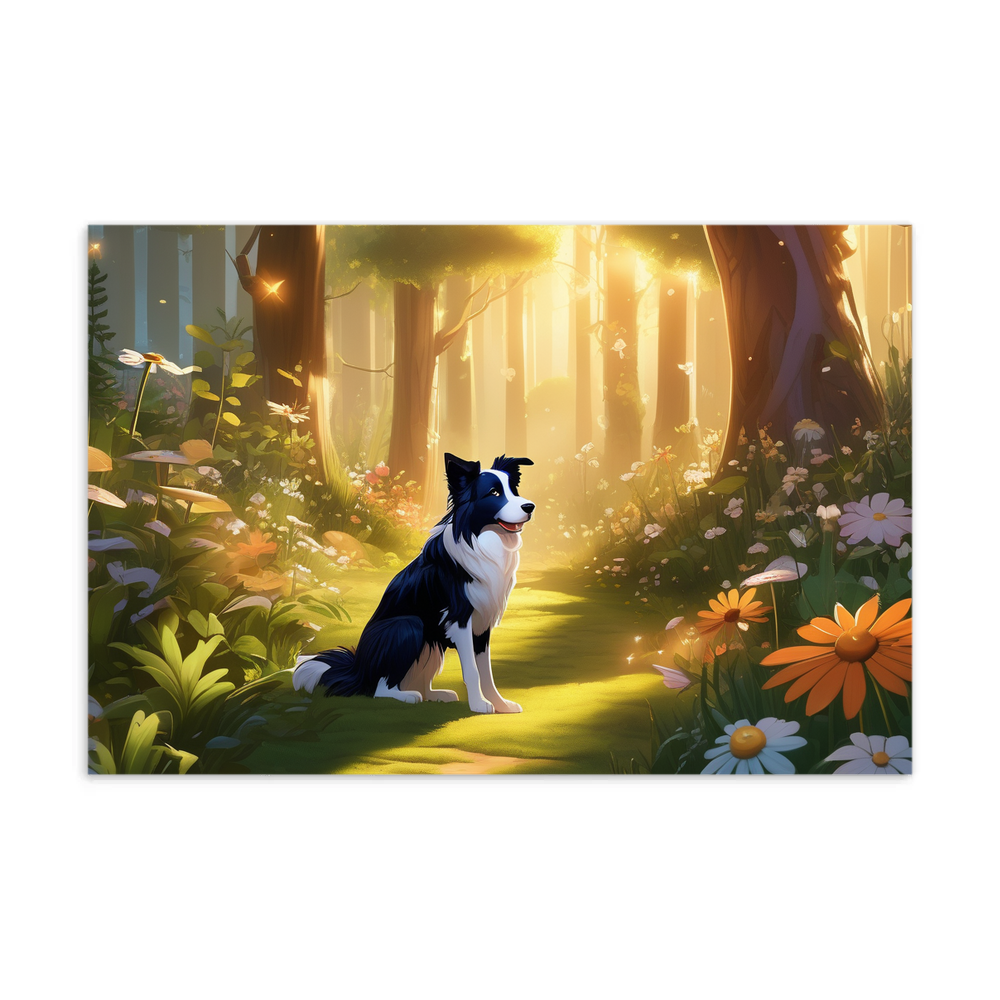 PugMug Custom Border Collie Postcard