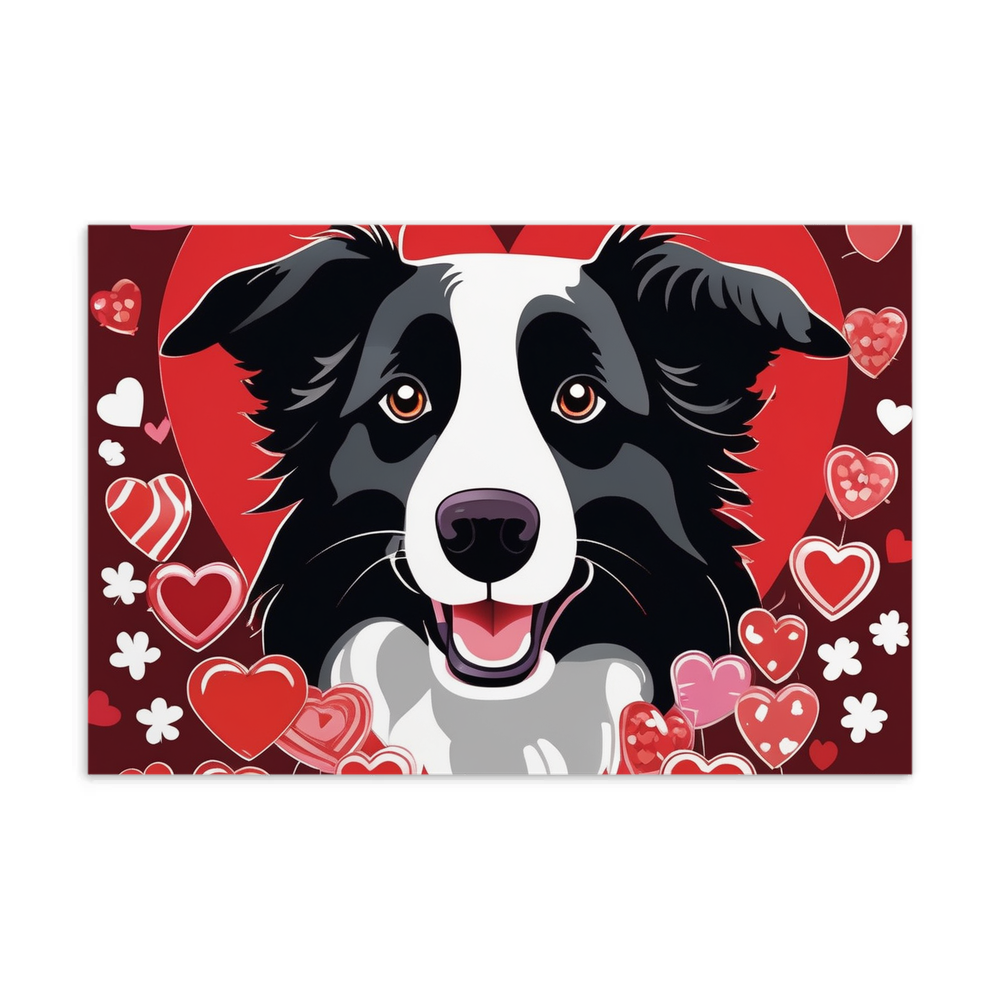 PugMug Custom Border Collie Postcard