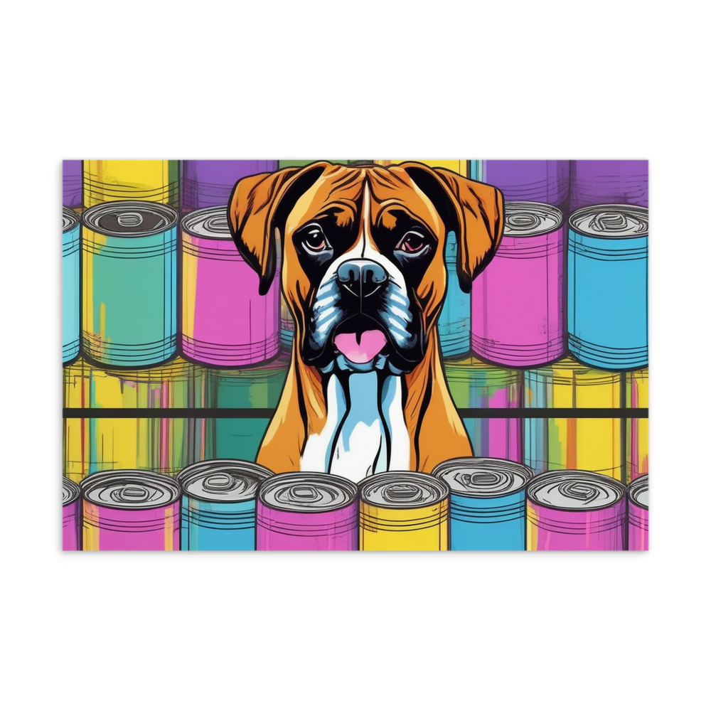 PugMug Custom Boxer Dog Postcard