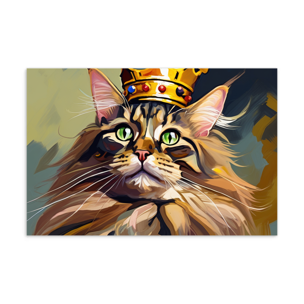 PugMug Custom Tabby Maine Coon Cat Postcard