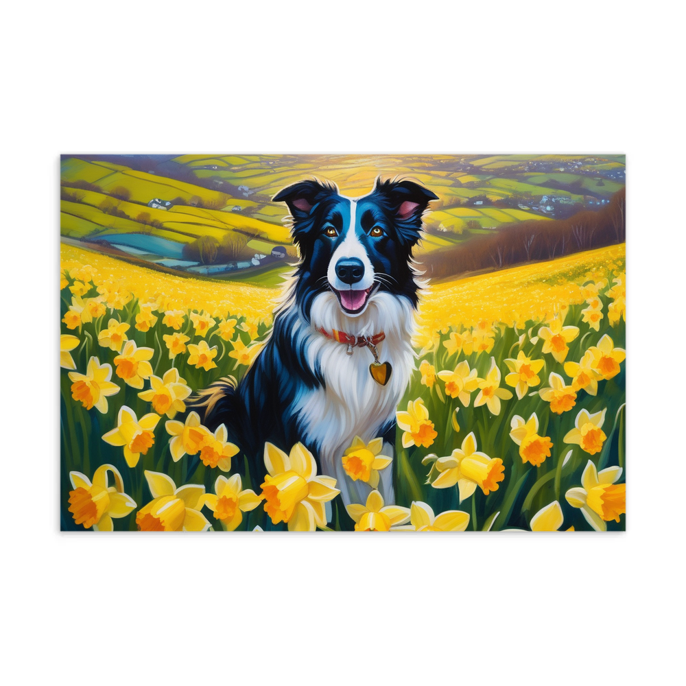PugMug Custom Border Collie Postcard
