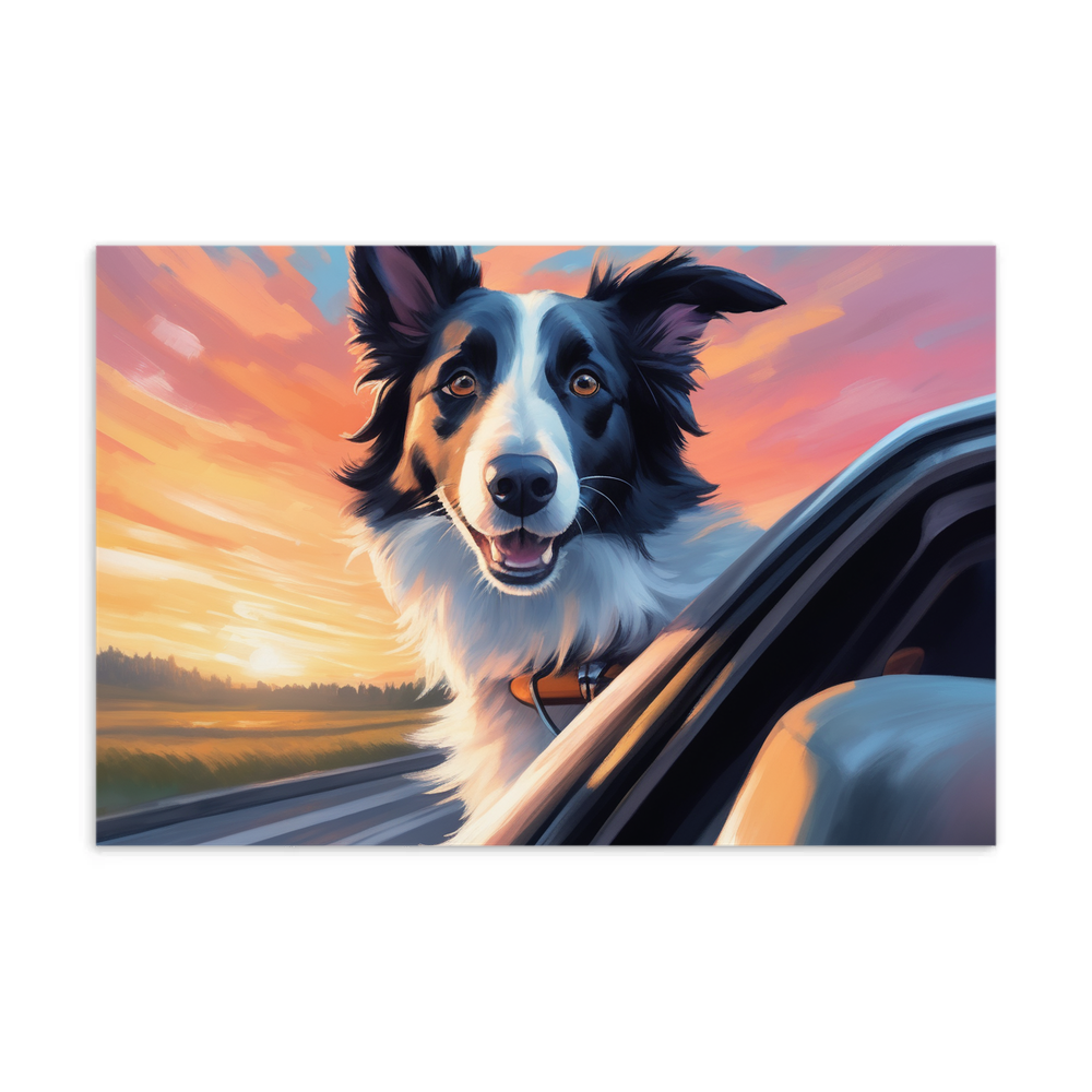 PugMug Custom Border Collie Postcard