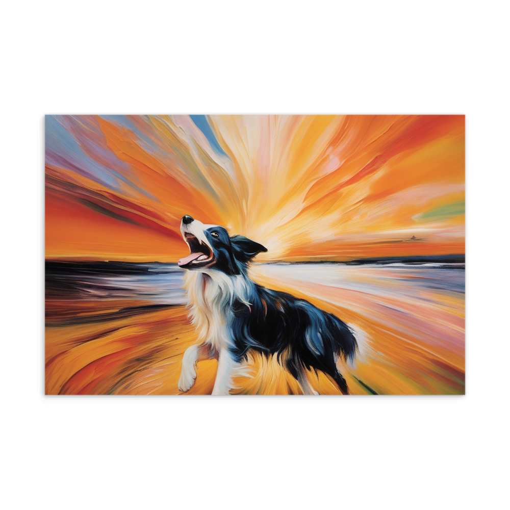 PugMug Custom Border Collie Postcard
