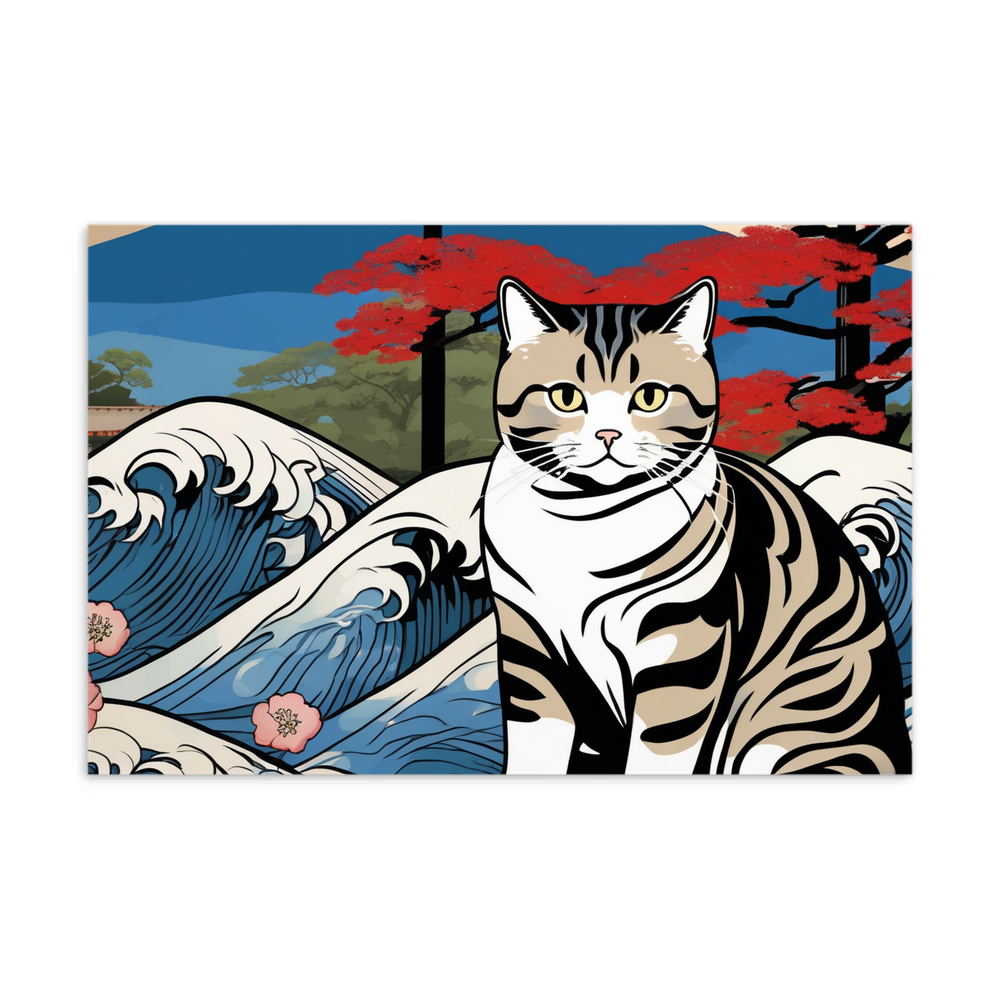 PugMug Custom Tabby Scottish Fold Cat Postcard