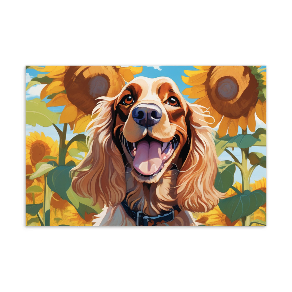 PugMug Custom English Cocker Spaniel Postcard