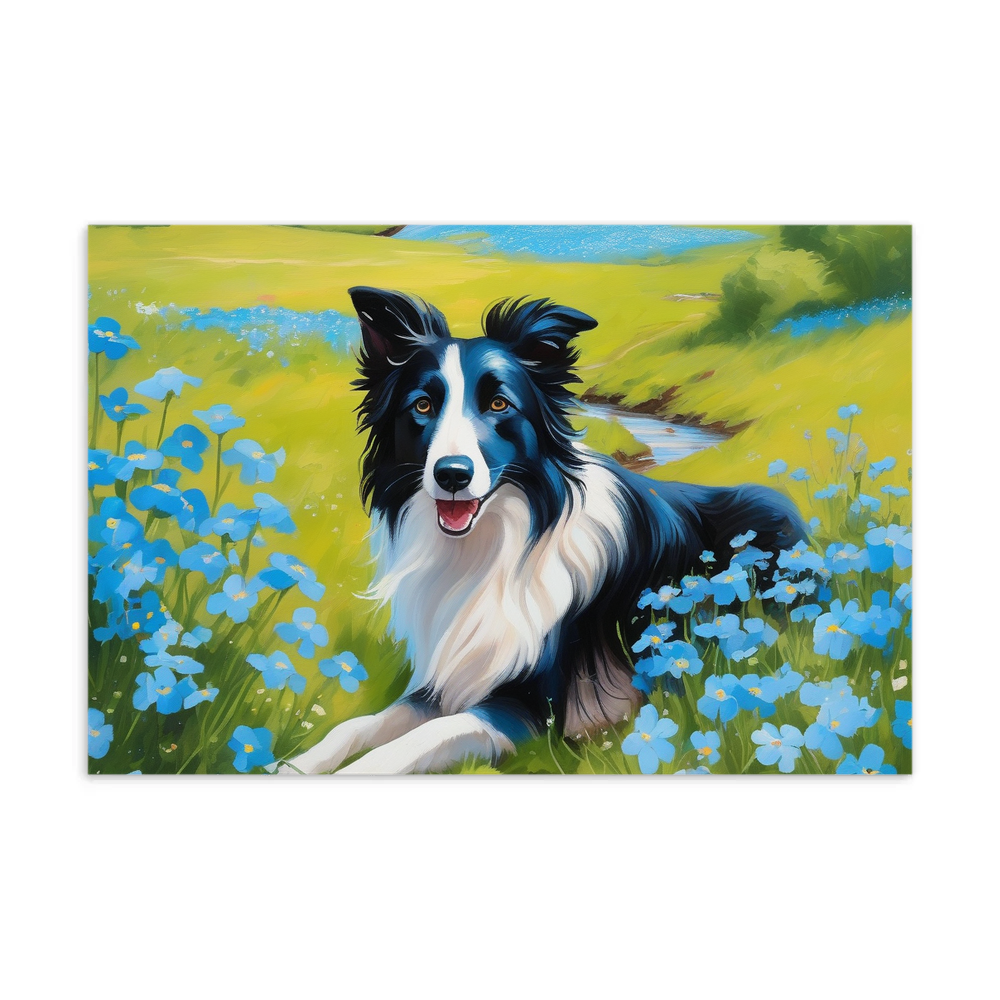 PugMug Custom Border Collie Postcard