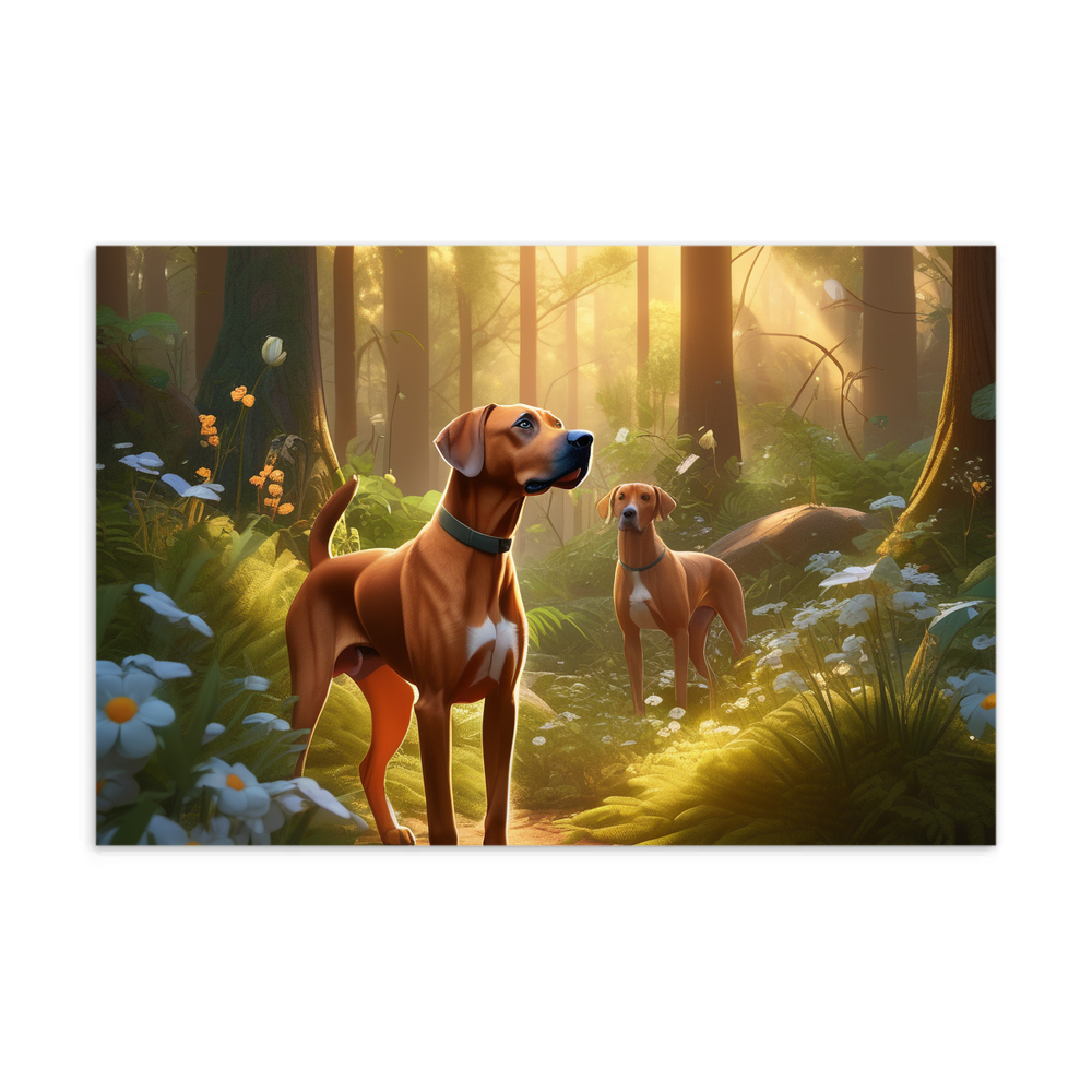 PugMug Custom Rhodesian Ridgeback Postcard