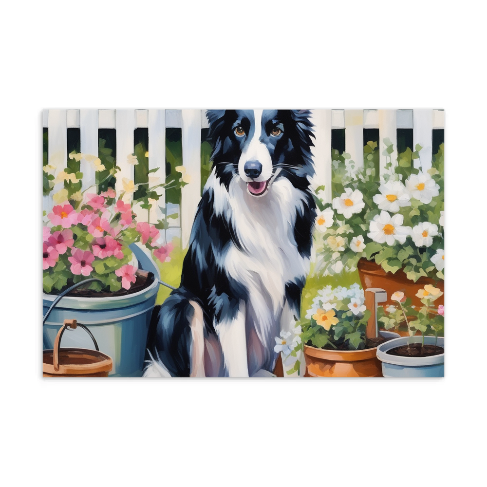 PugMug Custom Border Collie Postcard