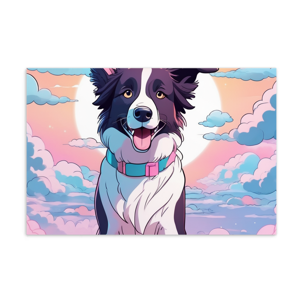 PugMug Custom Border Collie Postcard