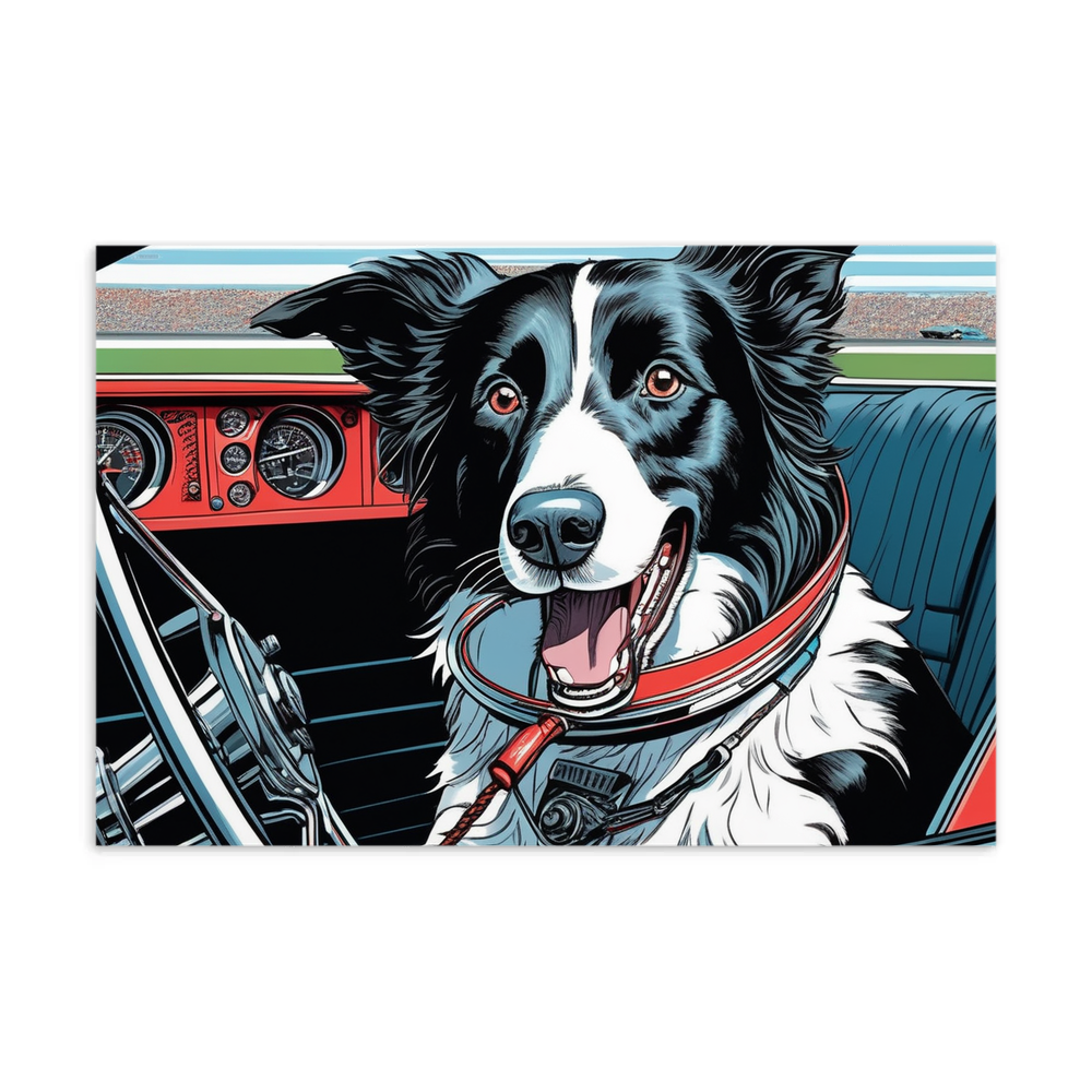 PugMug Custom Border Collie Postcard