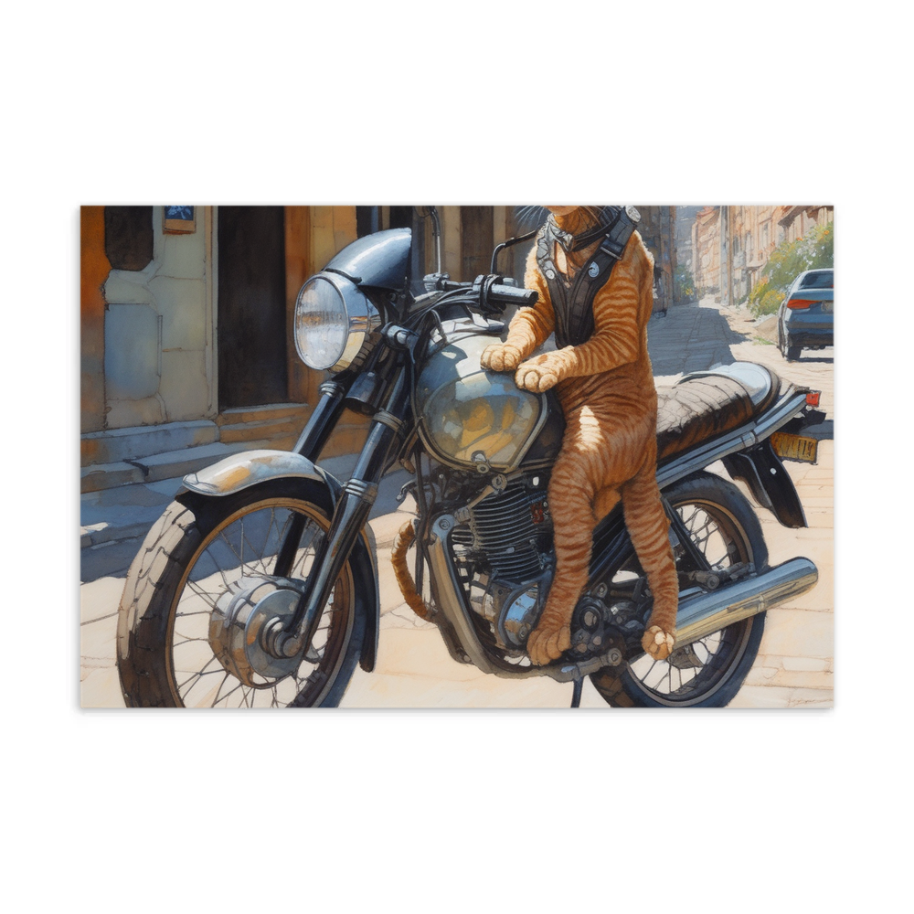 PugMug Custom Tabby Devon Rex Cat Postcard