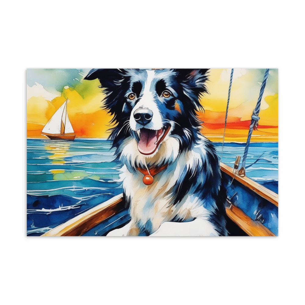 PugMug Custom Border Collie Postcard