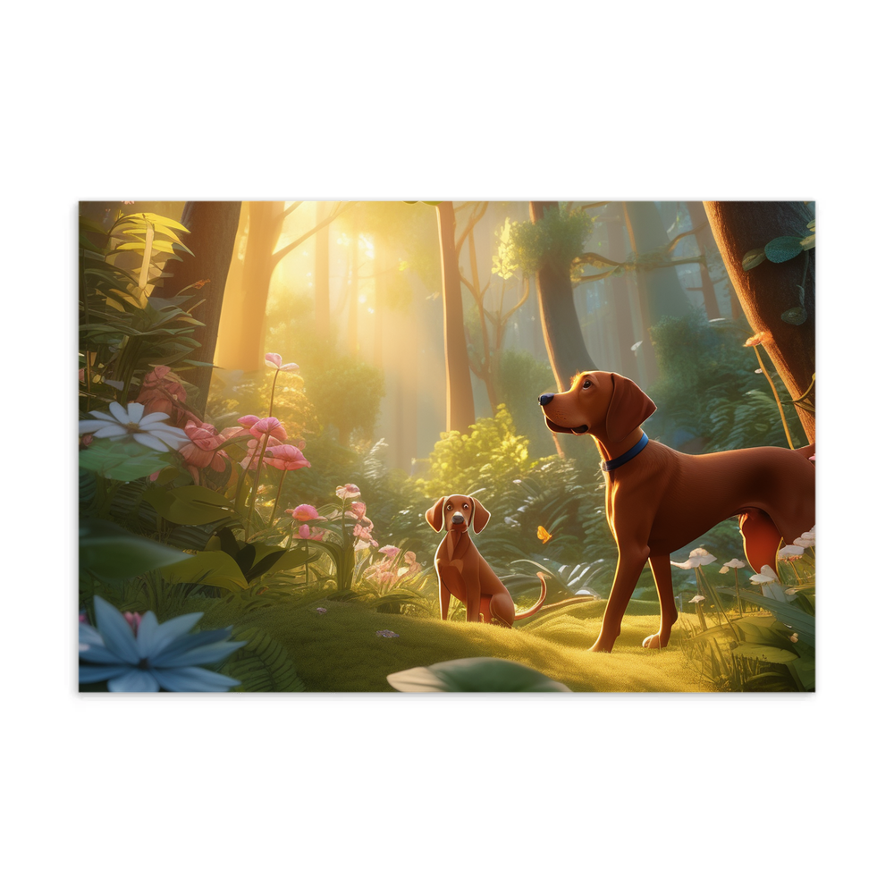 PugMug Custom Vizsla Postcard