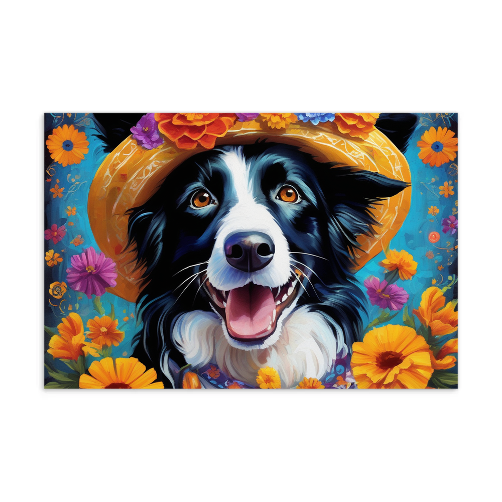 PugMug Custom Border Collie Postcard