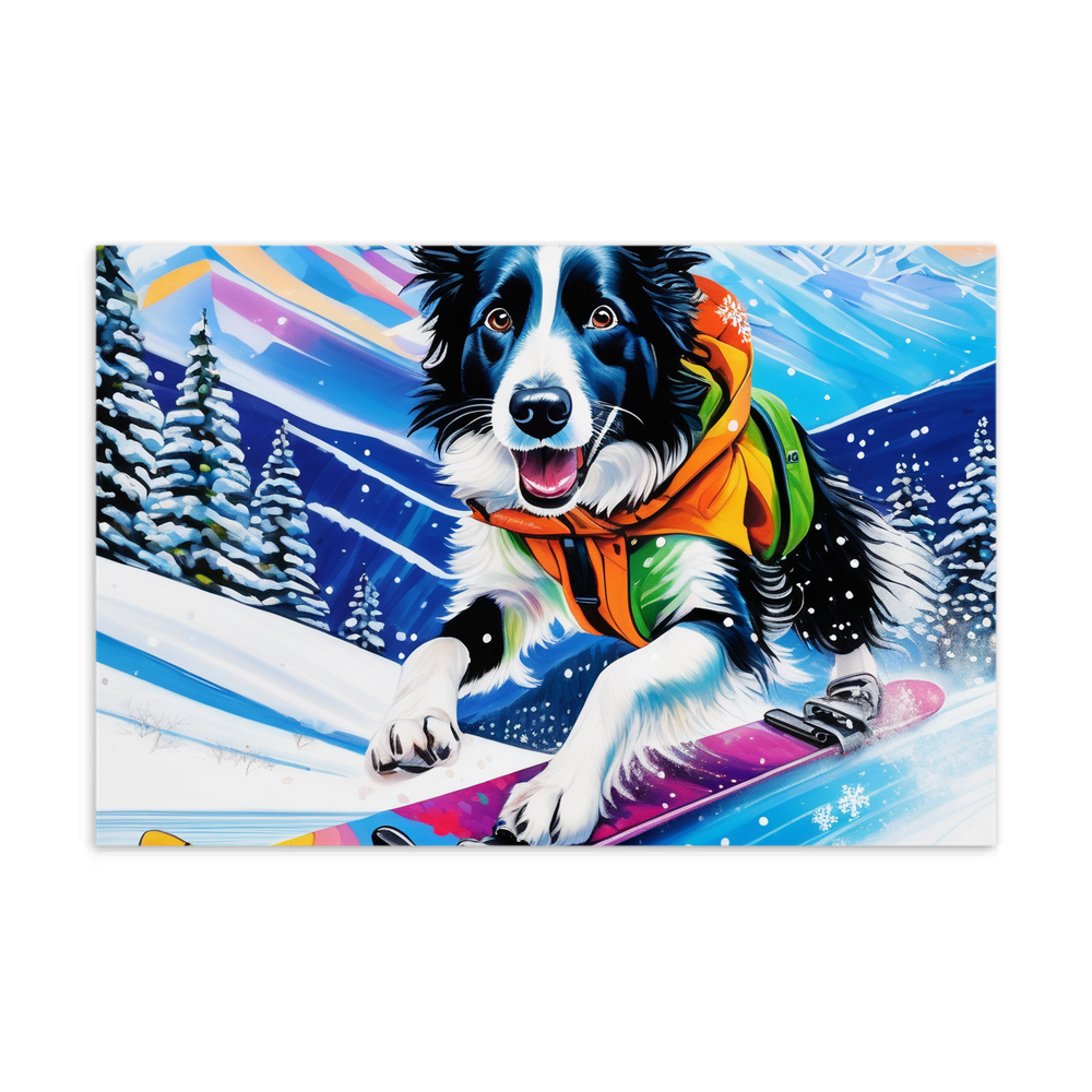 PugMug Custom Border Collie Postcard