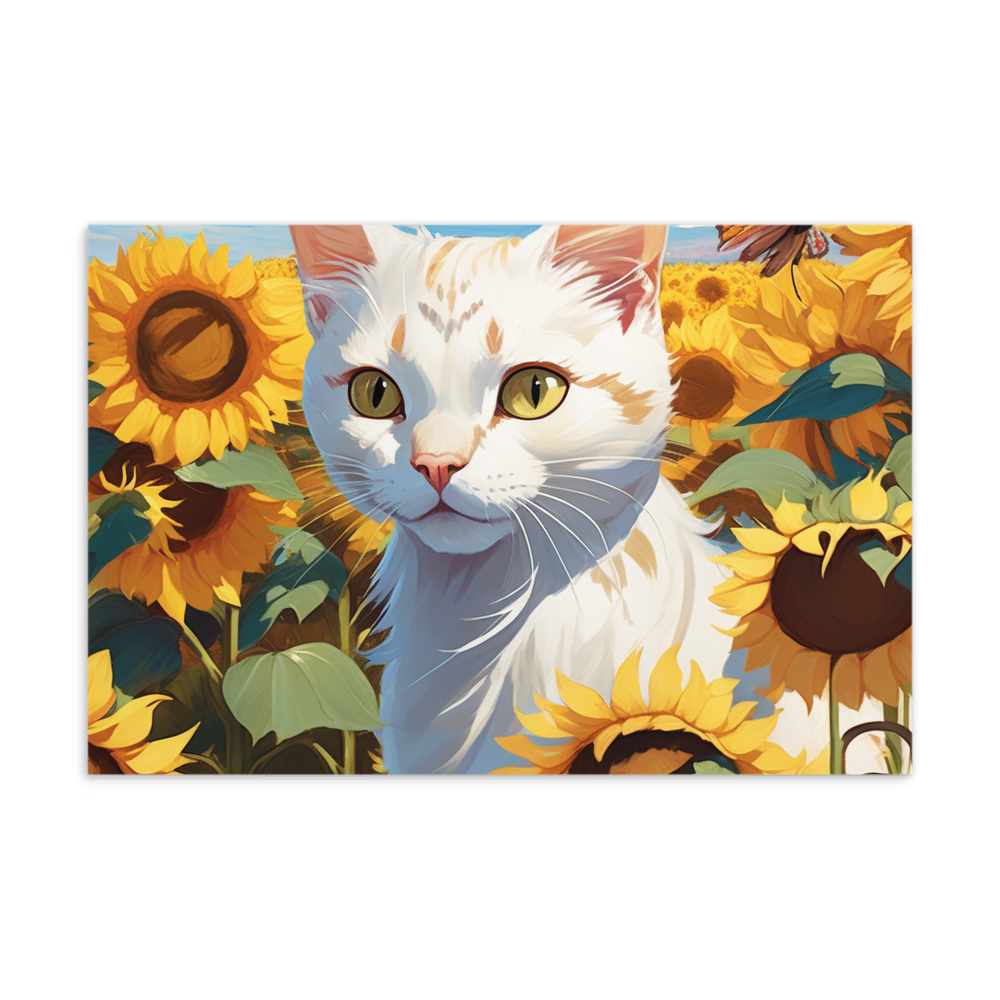 PugMug Custom White Exotic Cat Postcard