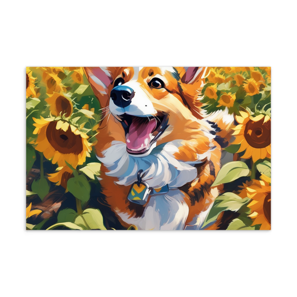 PugMug Custom Pembroke Welsh Corgi Postcard