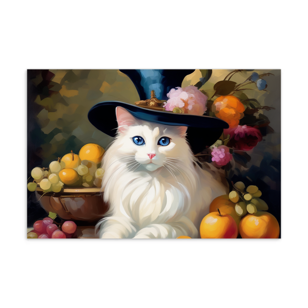 PugMug Custom White Ragdoll Cat Postcard