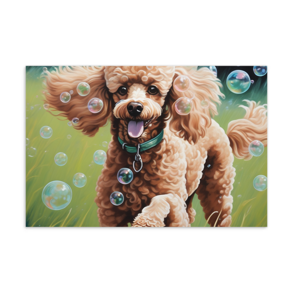 PugMug Custom Tan Poodle Postcard