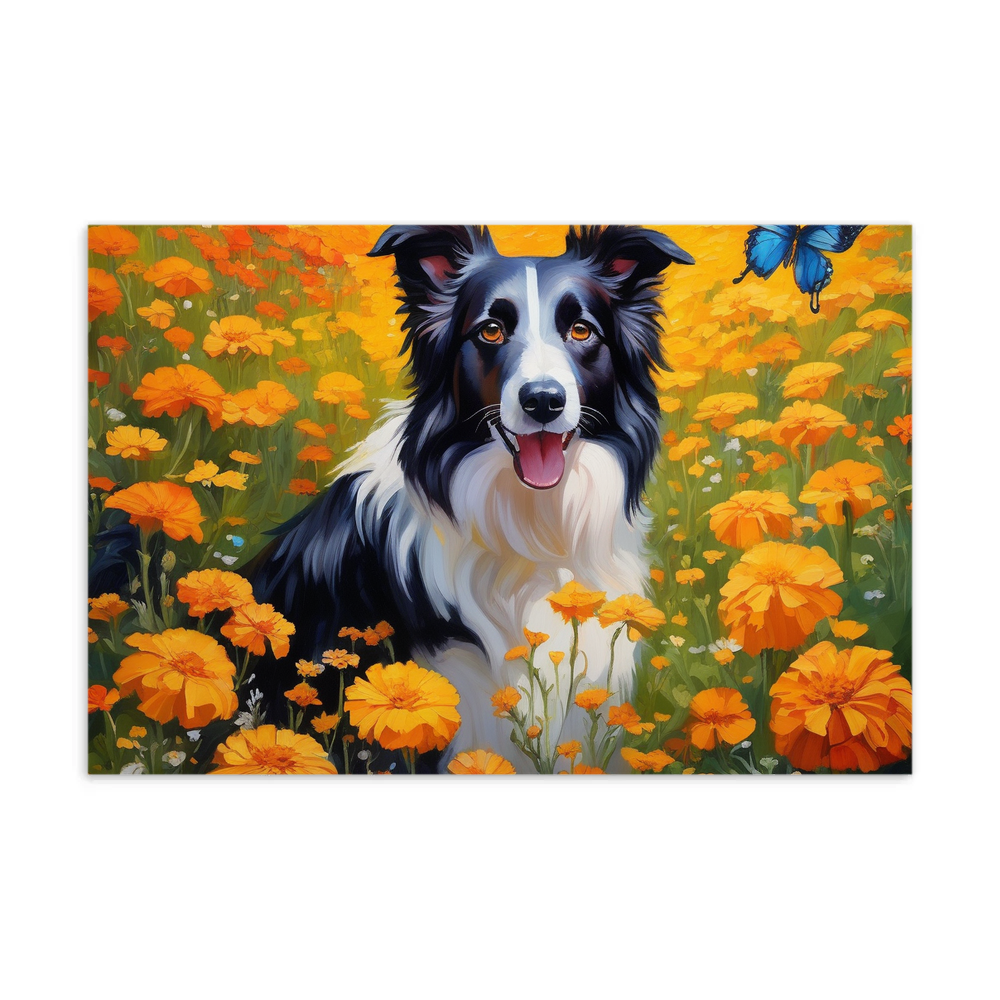 PugMug Custom Border Collie Postcard