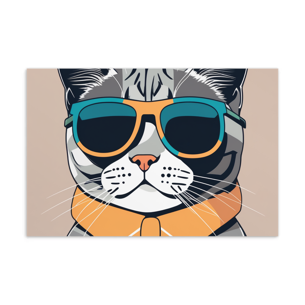 PugMug Custom Tabby British Shorthair Cat Postcard