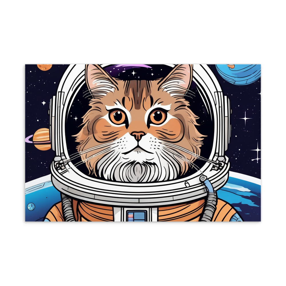 PugMug Custom Tabby Persian Cat Postcard