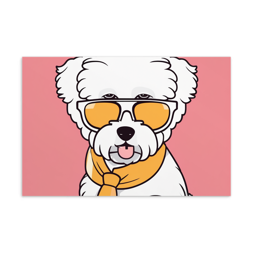 PugMug Custom Bichons Frise Postcard