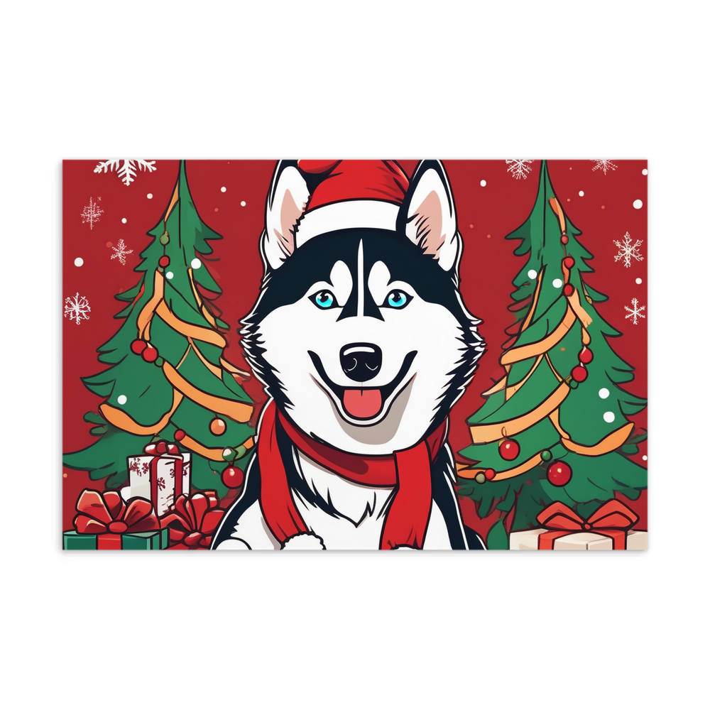 PugMug Custom Siberian Husky Postcard