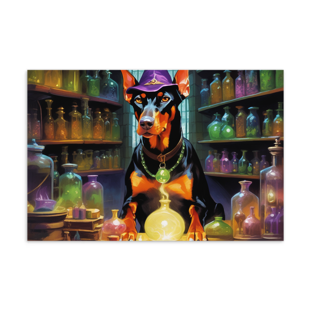 PugMug Custom Doberman Pinscher Postcard