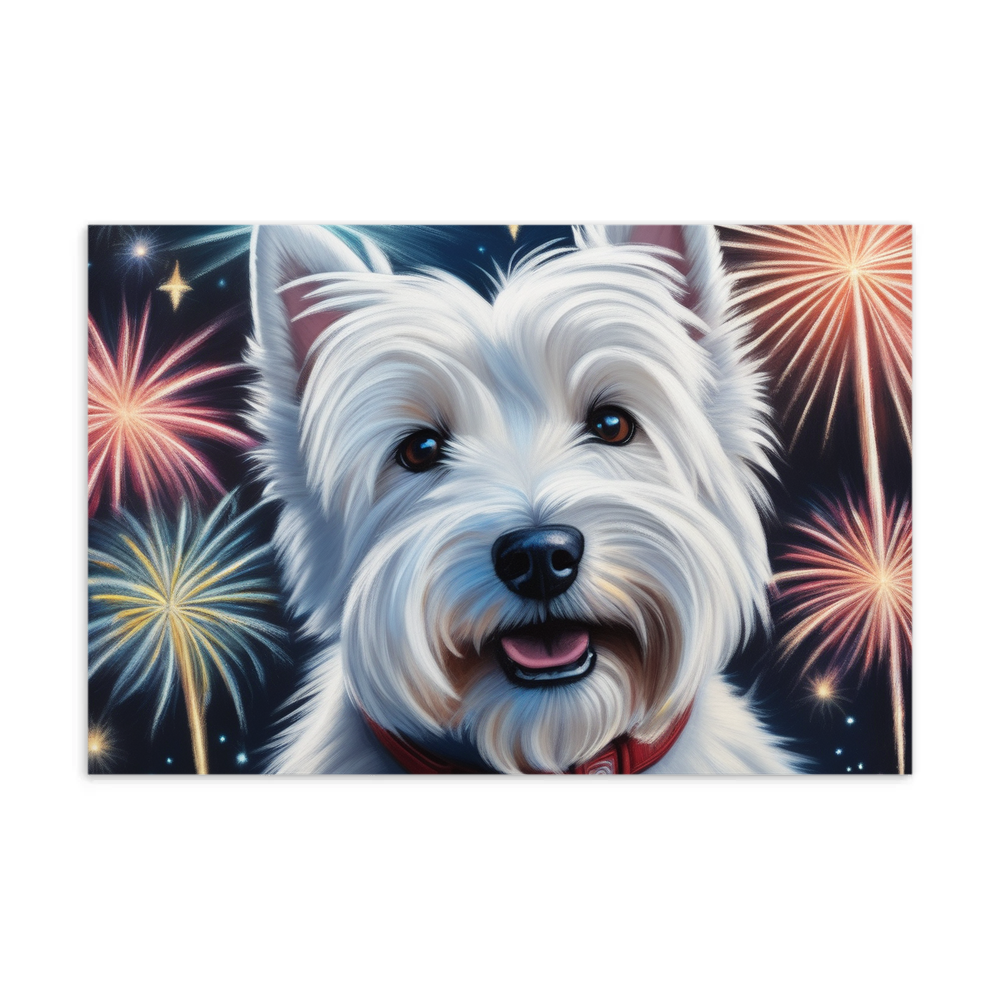 PugMug Custom West Highland White Terrier Postcard