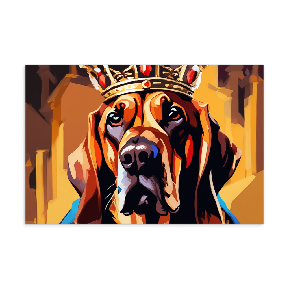 PugMug Custom Bloodhound Postcard