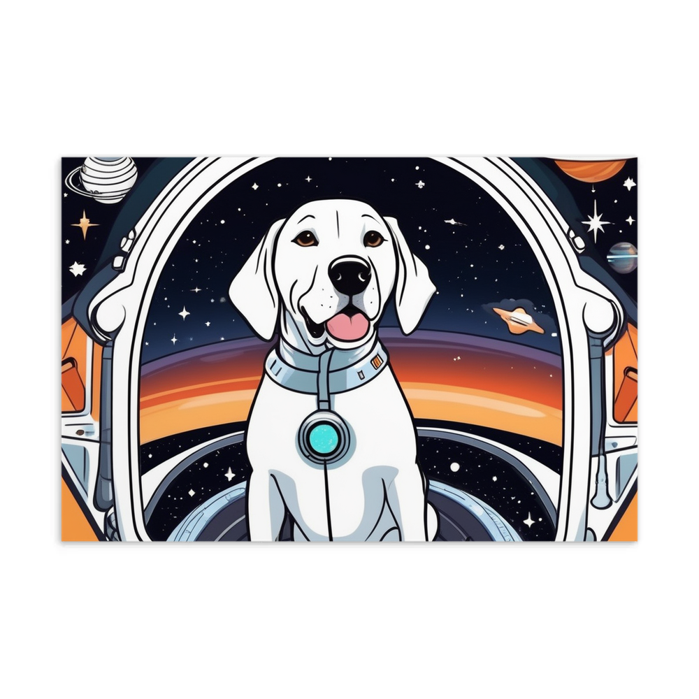 PugMug Custom Pointer Dog Postcard