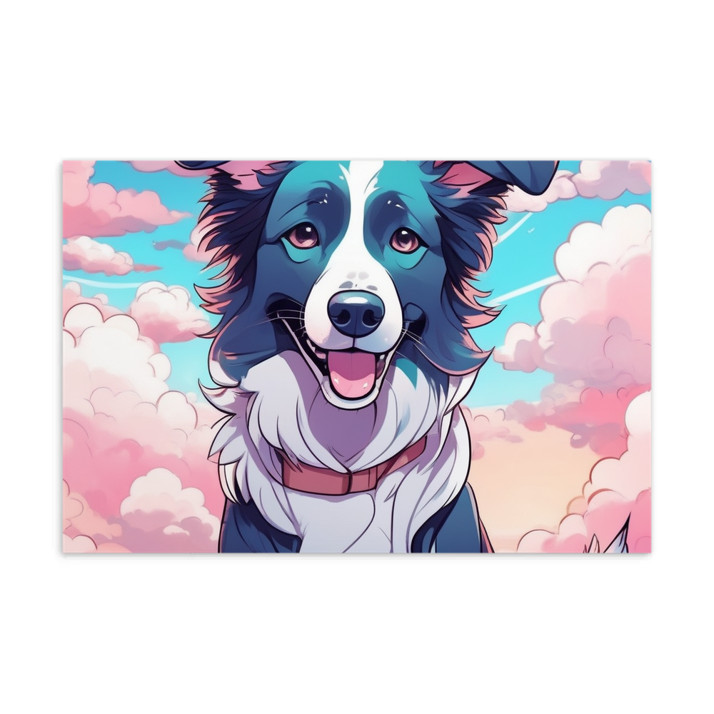 PugMug Custom Border Collie Postcard