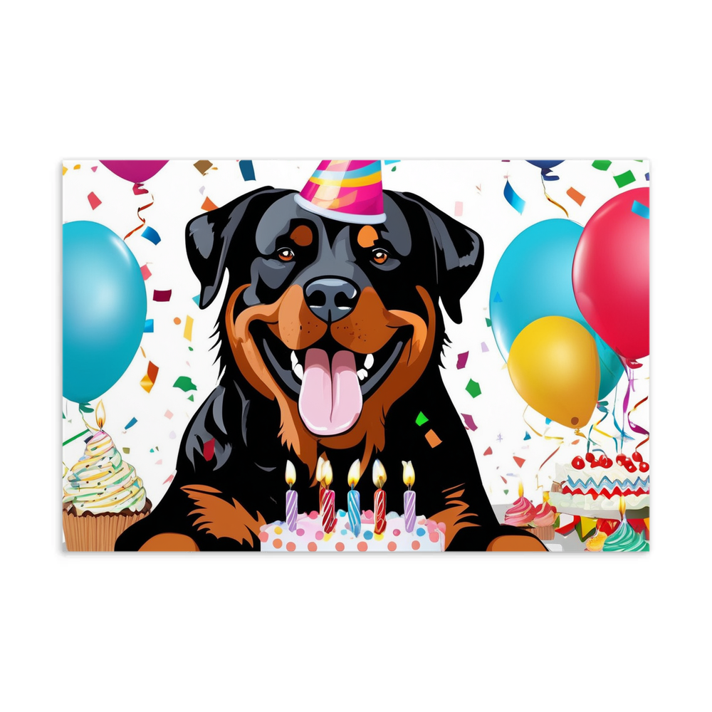 PugMug Custom Rottweiler Postcard
