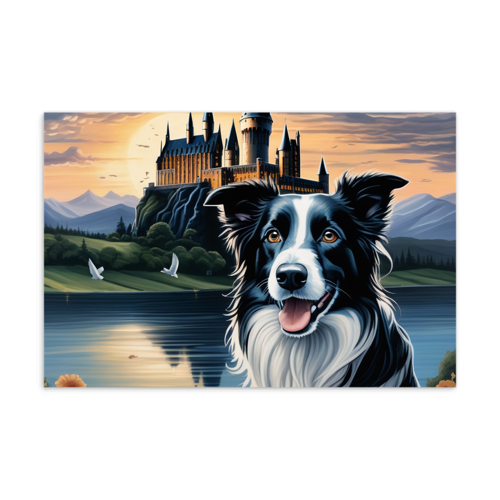 PugMug Custom Border Collie Postcard