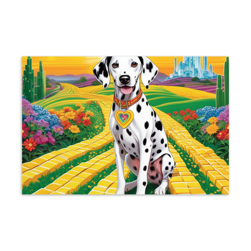 PugMug Custom Dalmatian Postcard