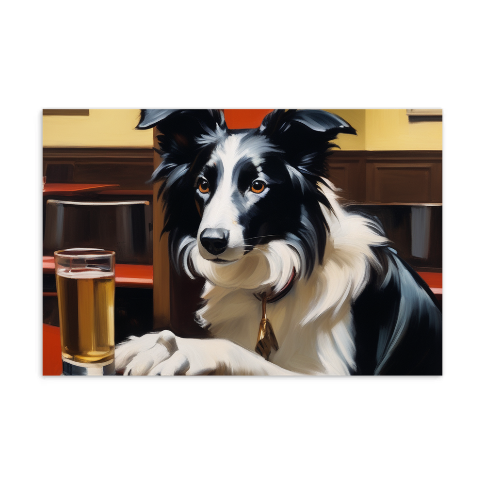 PugMug Custom Border Collie Postcard
