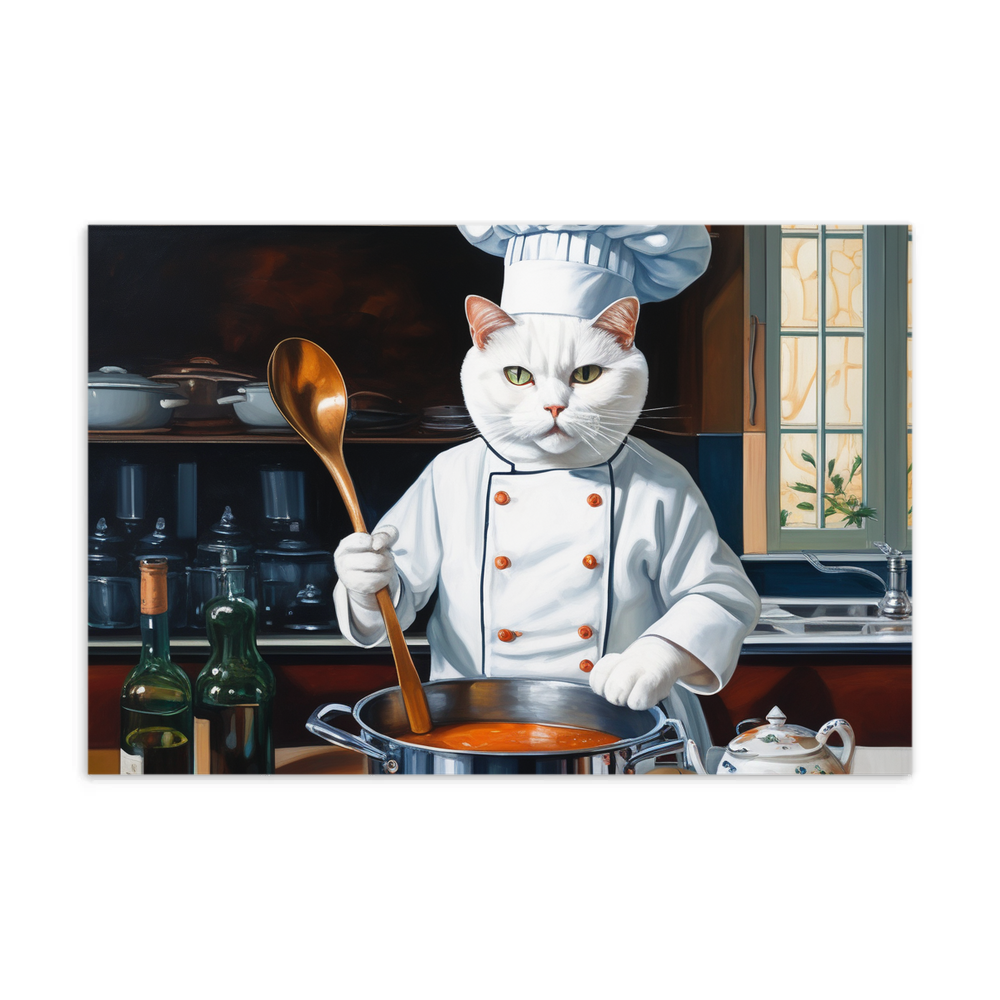 PugMug Custom White Companion Cat Postcard