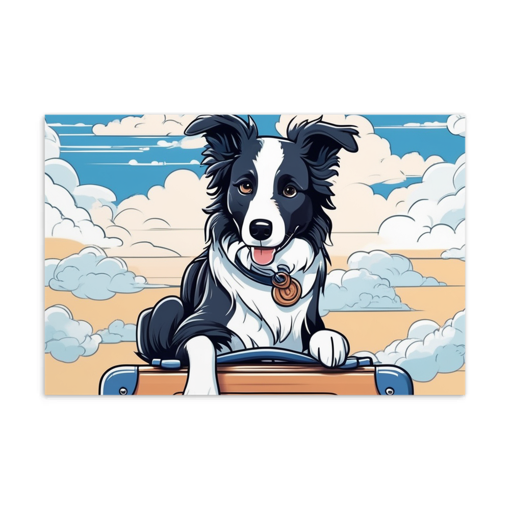 PugMug Custom Border Collie Postcard