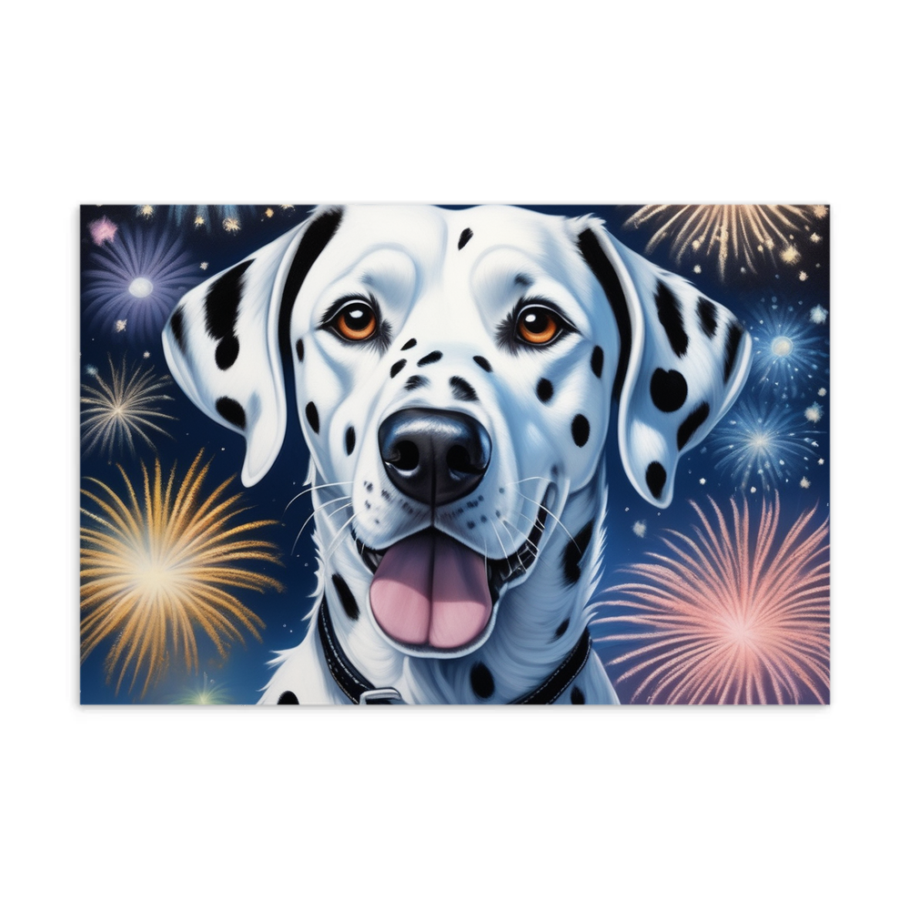 PugMug Custom Dalmatian Postcard