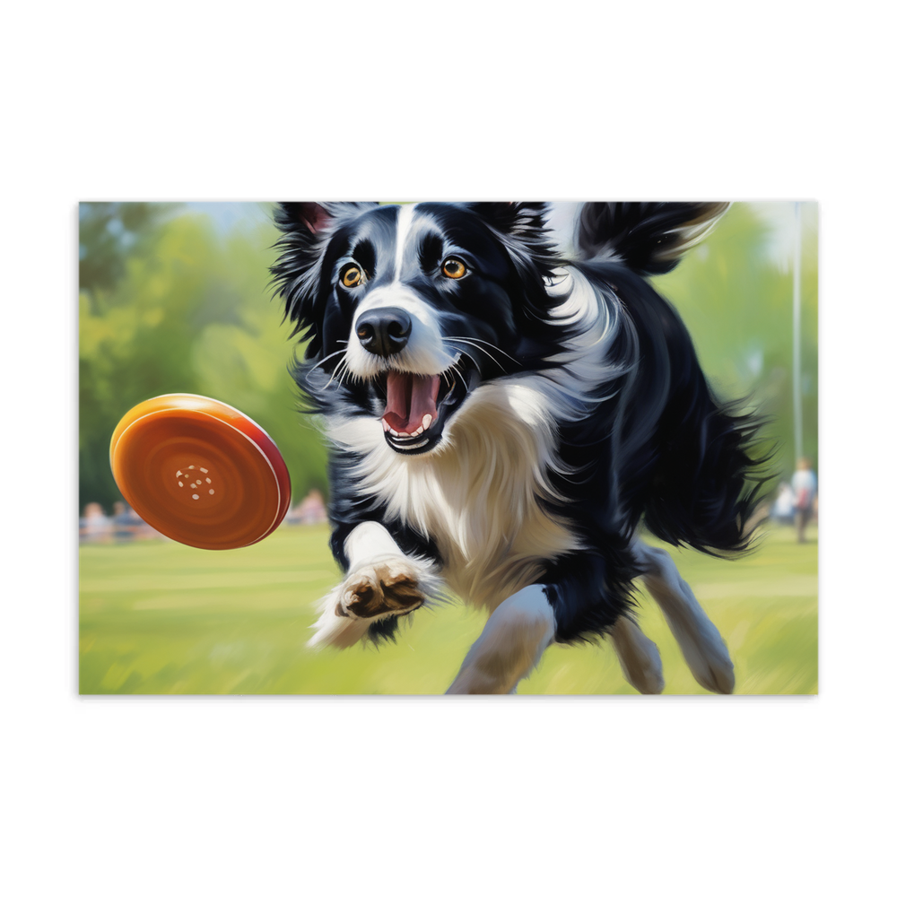 PugMug Custom Border Collie Postcard