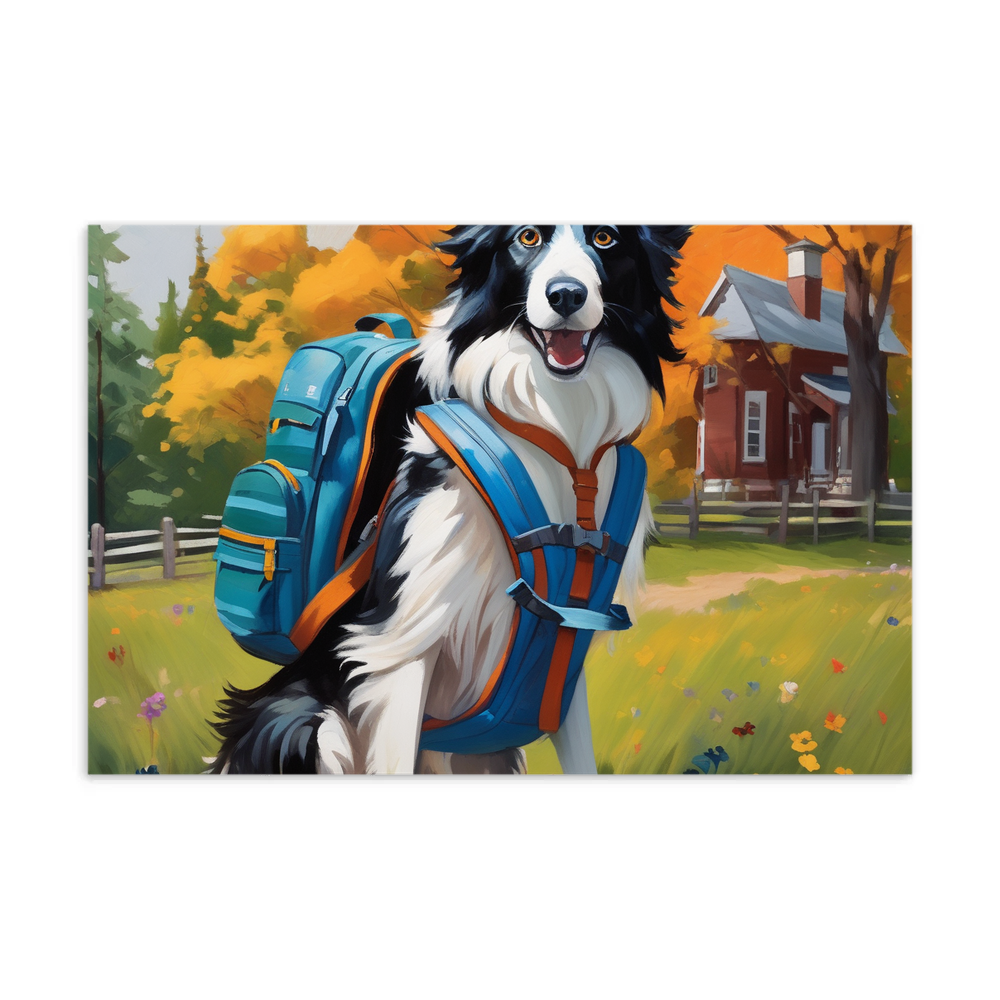 PugMug Custom Border Collie Postcard