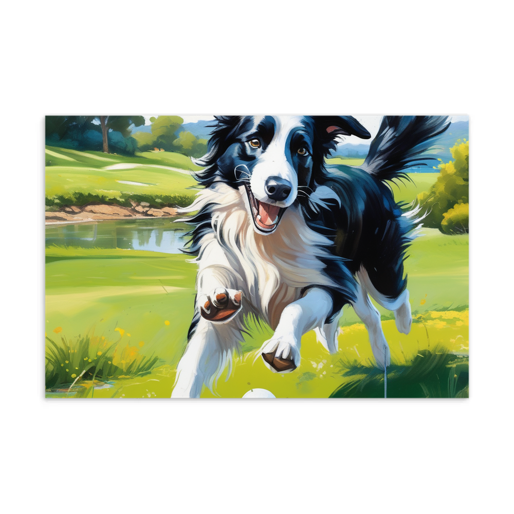 PugMug Custom Border Collie Postcard