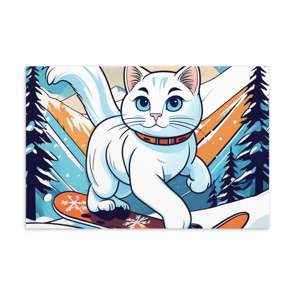 PugMug Custom White Exotic Cat Postcard