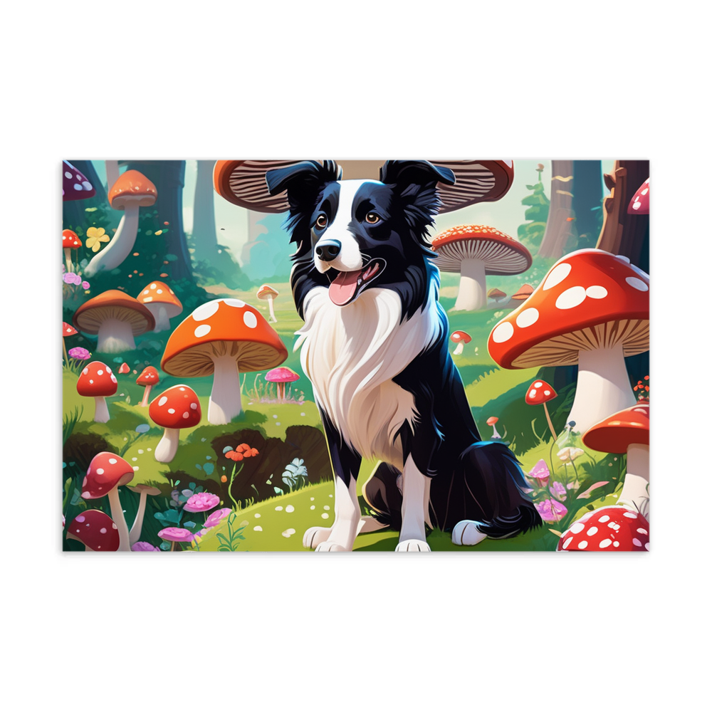 PugMug Custom Border Collie Postcard