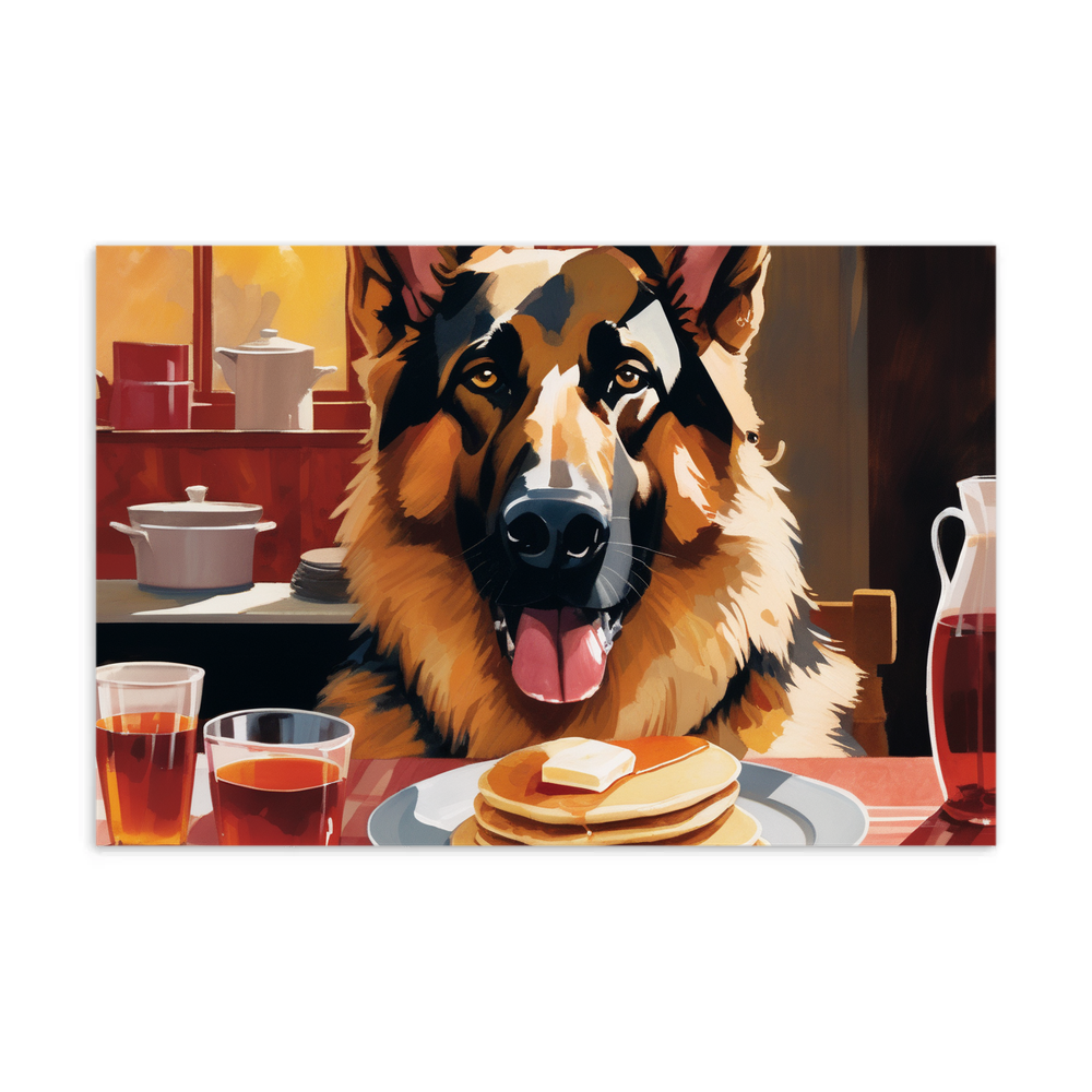 PugMug Custom German Shepherd Dog Postcard